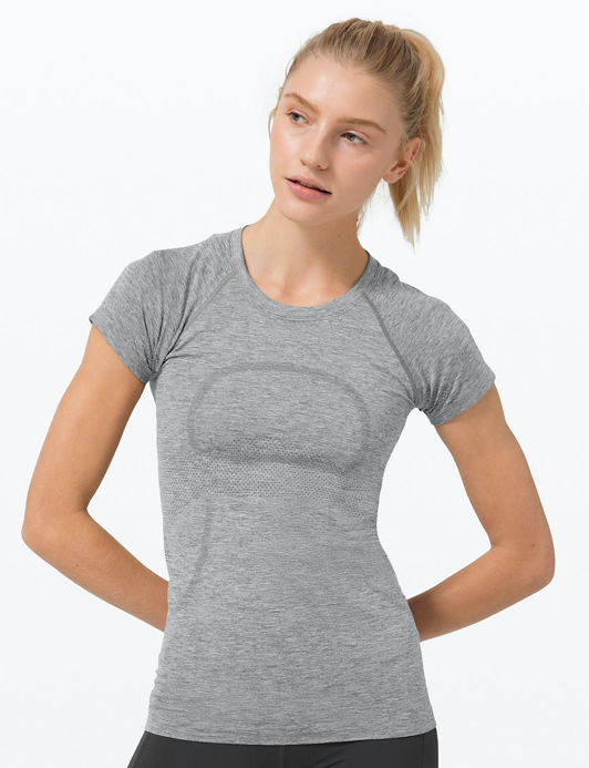Buy Lululemon Swiftly Tech Short Sleeve Shirt 2.0 *city - Grey At 50% Off